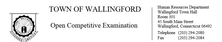 Wallingford Fire Department, CT Firefighter Jobs